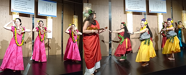 フラダンスショーの様子1